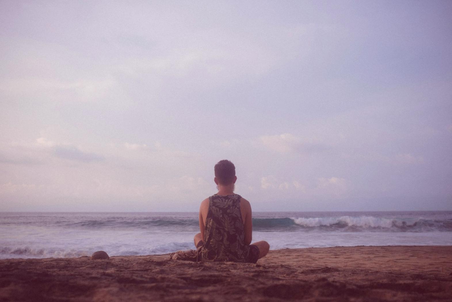 Peaceful yoga practice space with natural lighting and minimal distractions